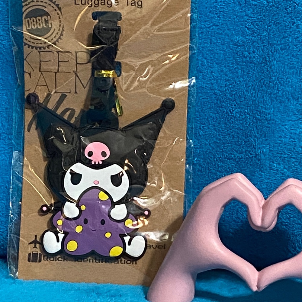 Kuromi Luggage Tag -